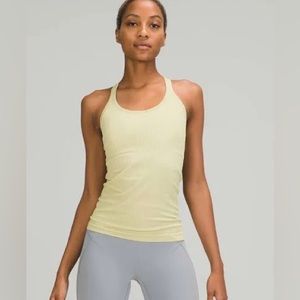 Lululemon Ebb to Street Tank Top- Dew Green (yellow)